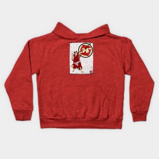 Baseball Samurai 010 Kids Hoodie